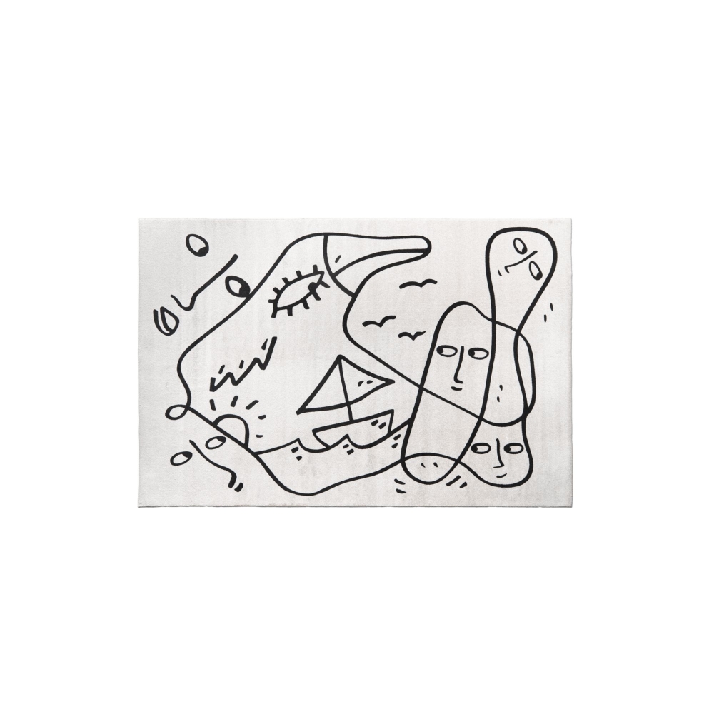 Qeeboo Tappeto Whispering Small