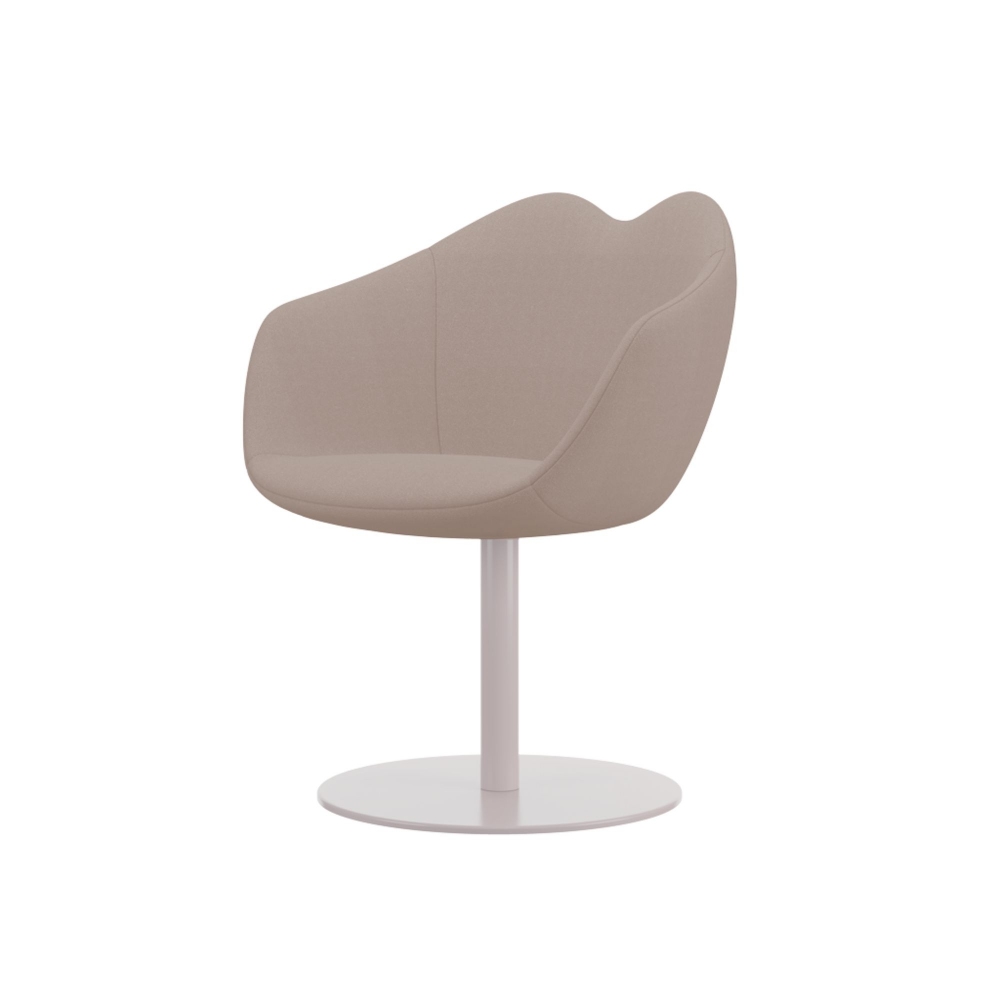 Qeeboo XOXO Fabric Chair - Round Base