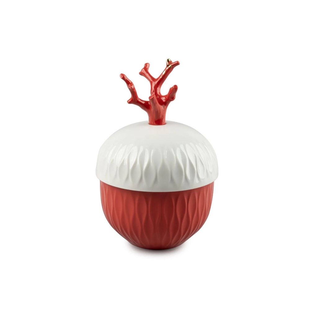 Lladró Coral Porcelain Scented Candle