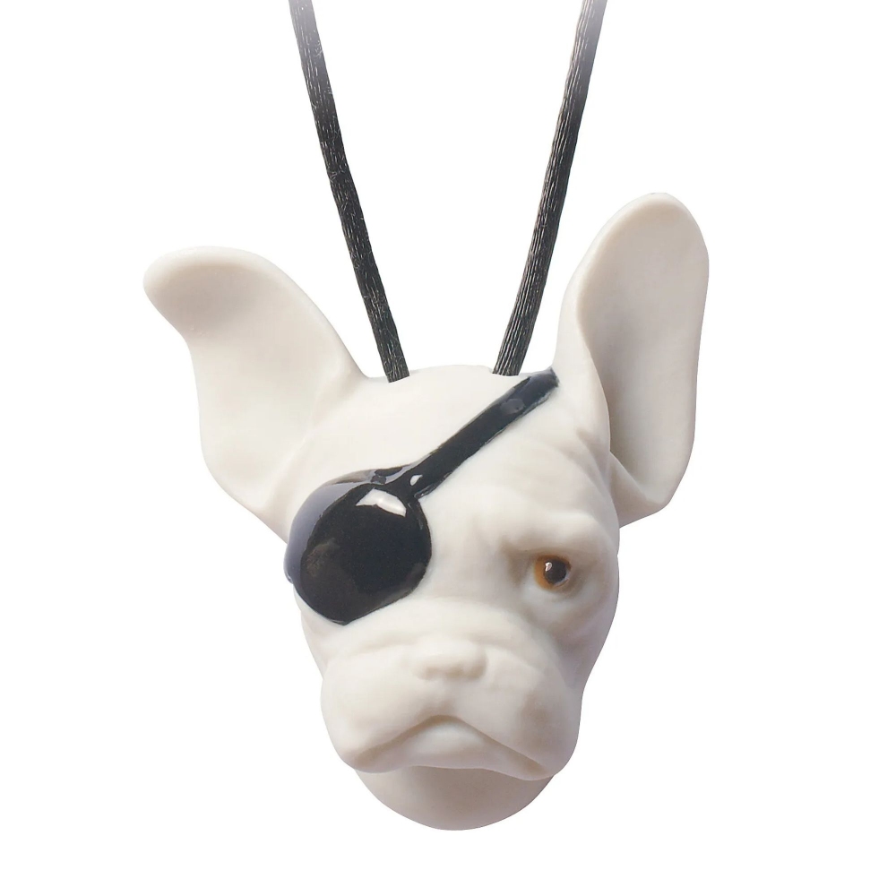 Lladró Bulldog Corsaro Porcelain Pendant
