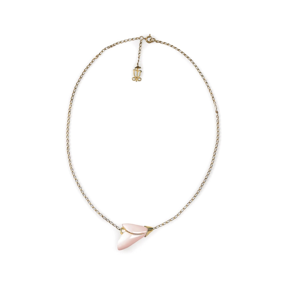 Lladró Ciondolo Heliconia Rosa