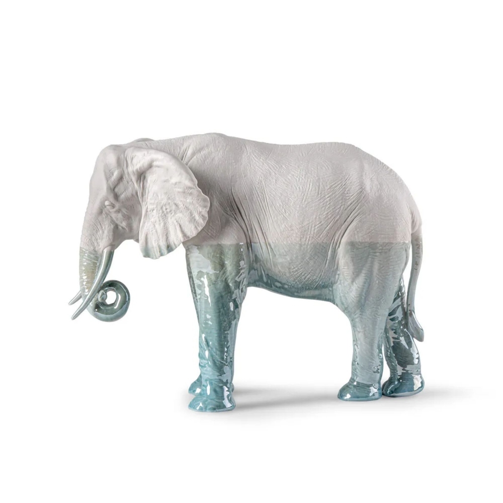 Lladró Underwater Elephant Sculpture