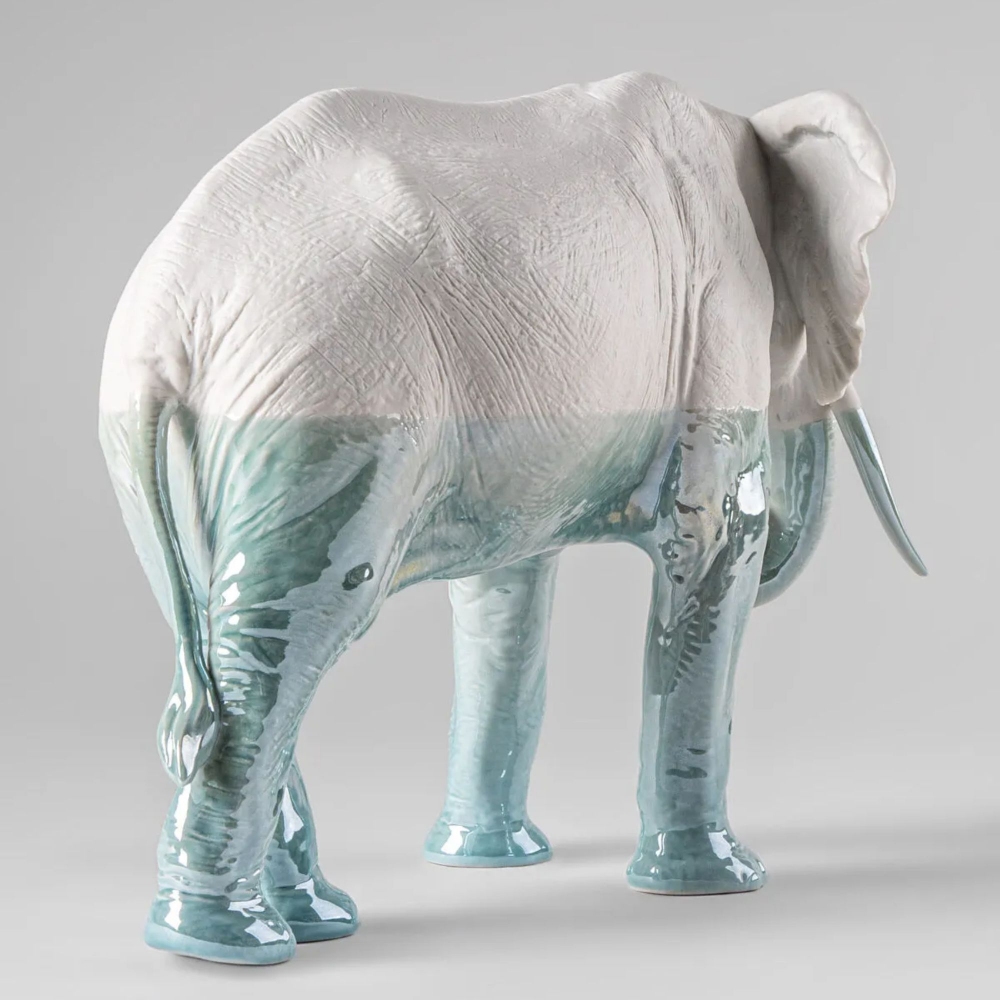 Lladró Underwater Elephant Sculpture
