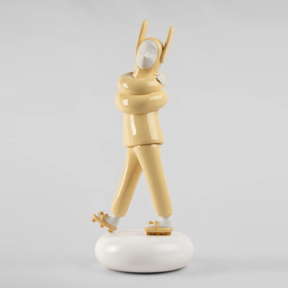 Lladró Embraced Yellow Sculpture