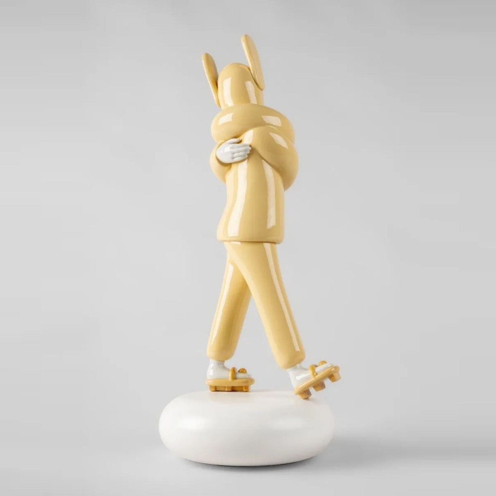 Lladró Embraced Yellow Sculpture