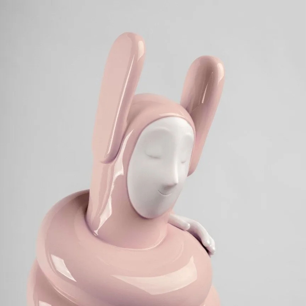 Lladró Embraced Pink Sculpture