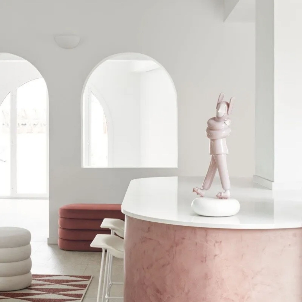 Lladró Embraced Pink Sculpture