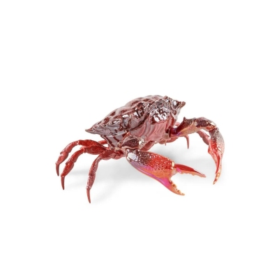 Lladró Red Crab Sculpture