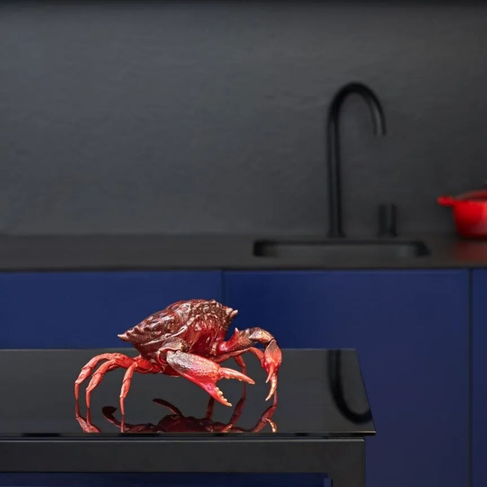 Lladró Red Crab Sculpture