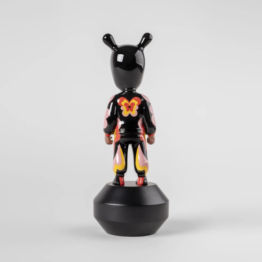 Lladró The Guest by Jade Purple Brown Sculpture - Small. Limited Edition