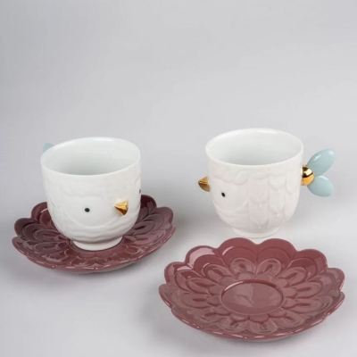 Lladró Kawki Set of 2 Cups... 2