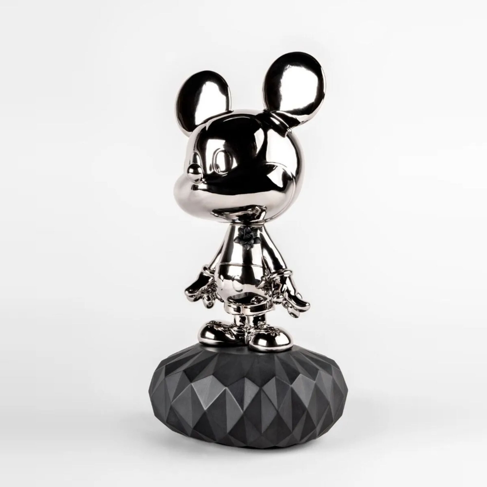 Lladrò Scultura in porcellana Mickey Mouse Platinum