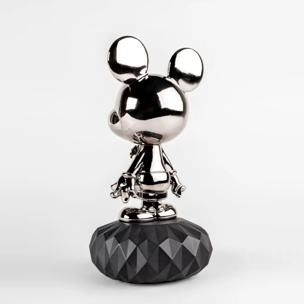Lladrò Scultura in porcellana Mickey Mouse Platinum