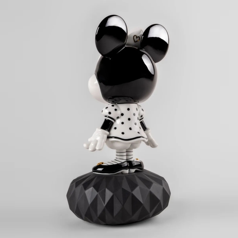 Lladrò Scultura in porcellana Minnie Black and White