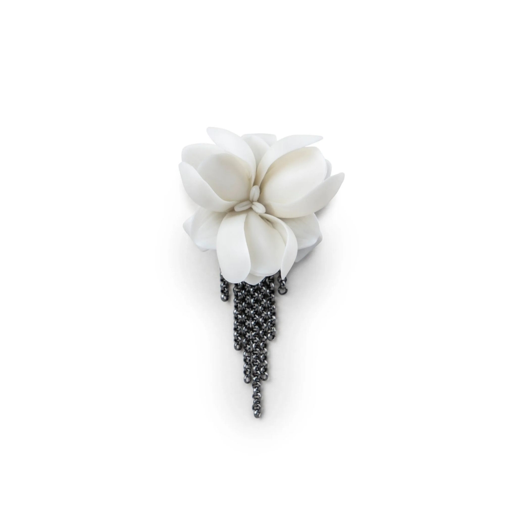 Lladrò Orchidea Brooch