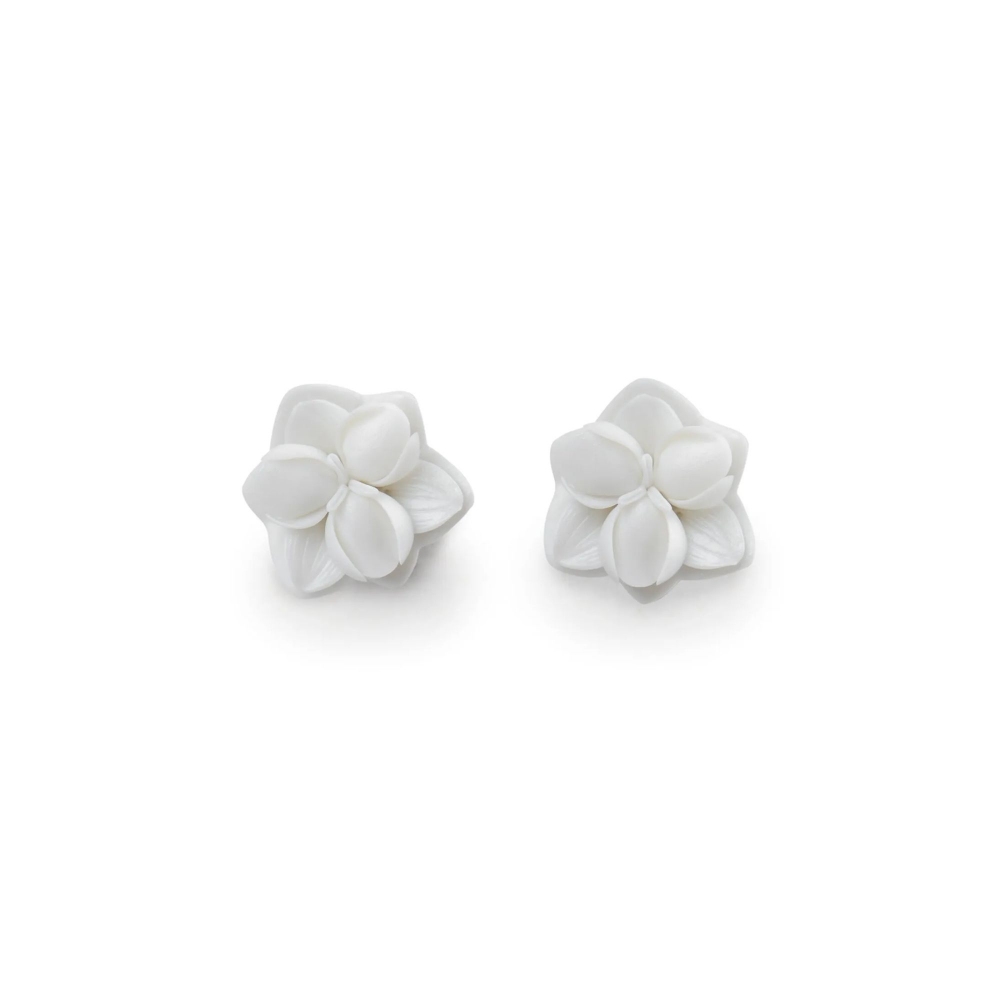 Lladrò Orchidea Stud Earrings