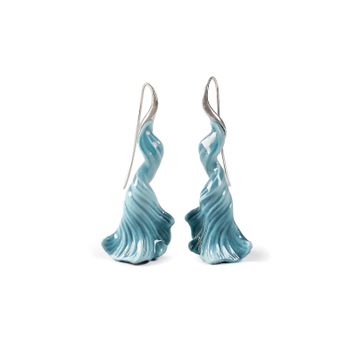 Lladrò Aquarium Long Earrings