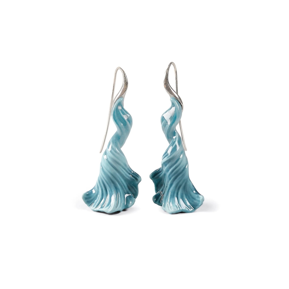 Lladrò Aquarium Long Earrings