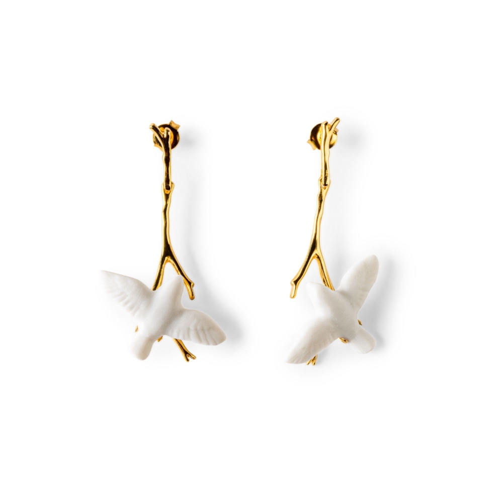 Lladrò Magic Forest Long Earrings