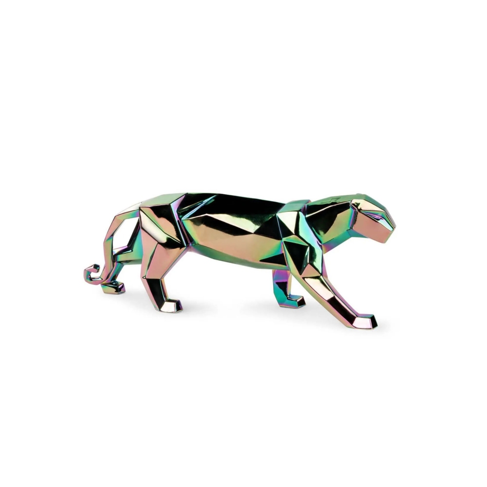 Lladrò Iridescent Panther Porcelain...