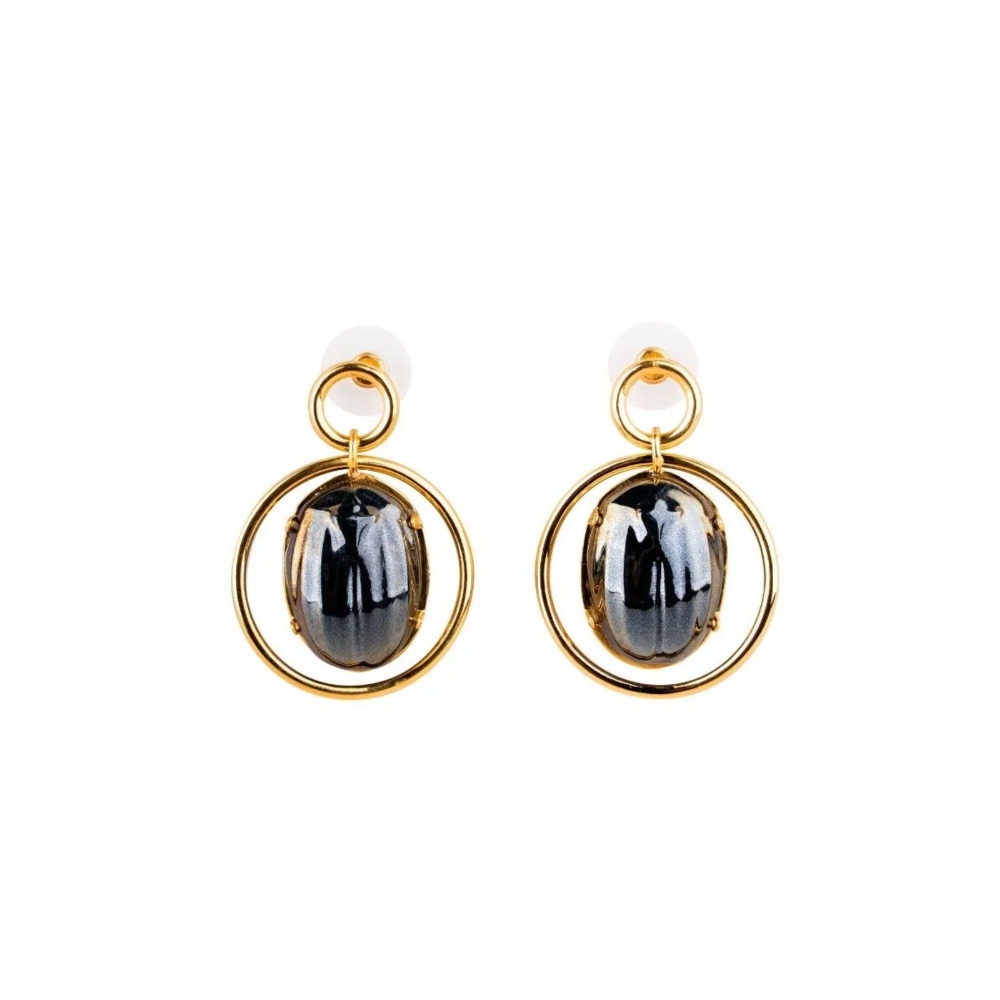 Lladrò Scarab Earrings