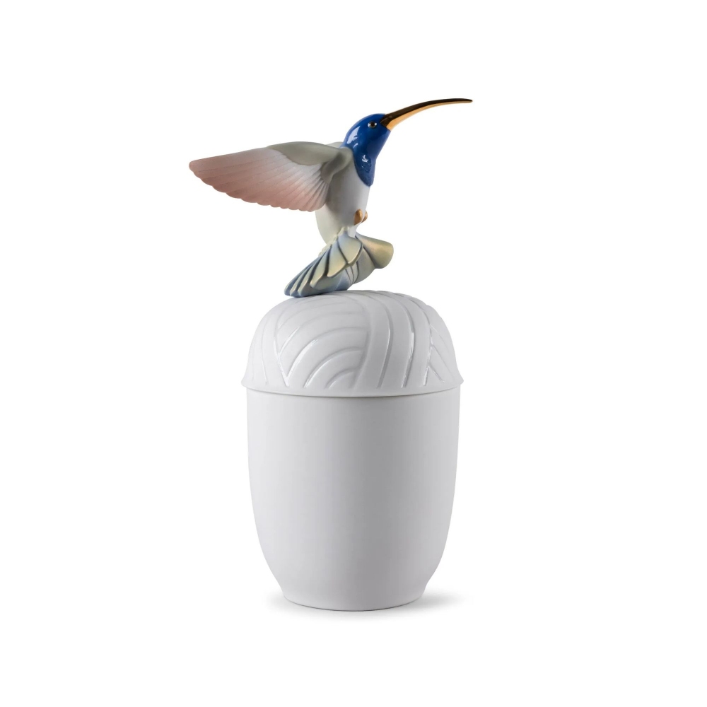 Lladrò Hummingbird Porcelain Box