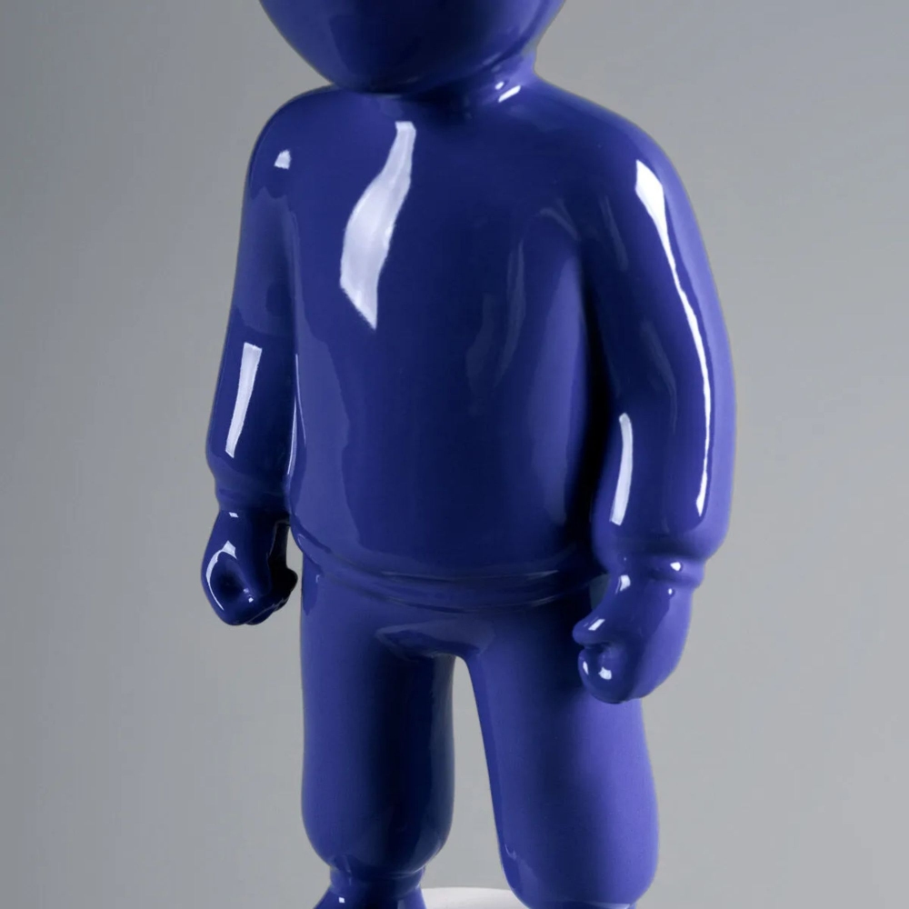 Lladrò The Indigo Blue Guest Porcelain Sculpture