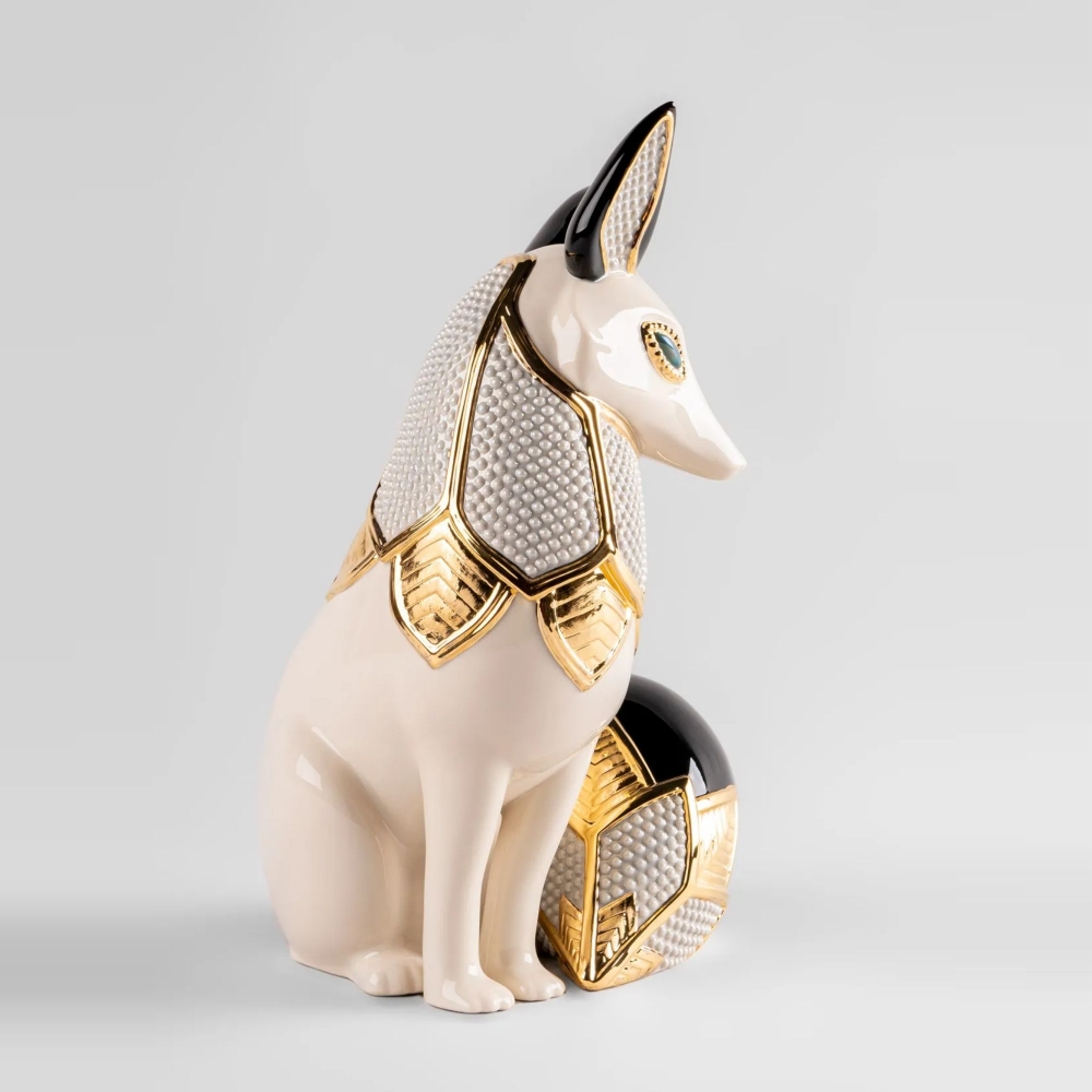Lladrò Jewel Fox Porcelain Sculpture