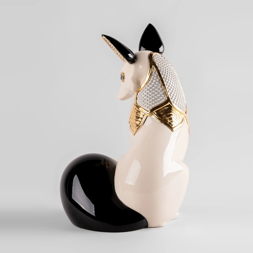 Lladrò Jewel Fox Porcelain Sculpture