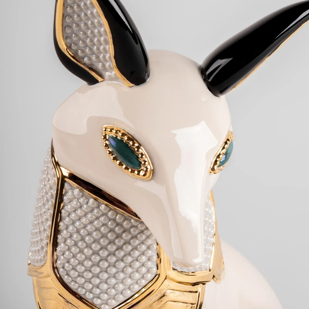 Lladrò Jewel Fox Porcelain Sculpture