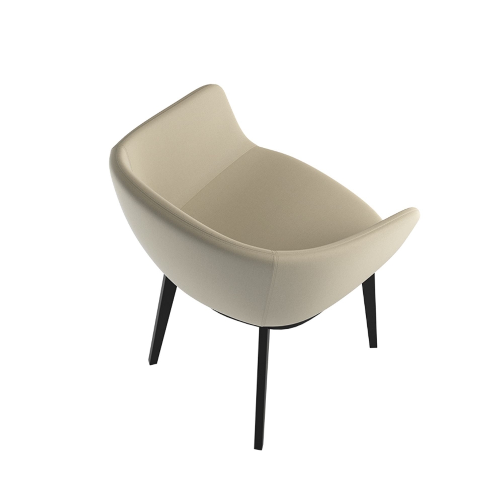 BBB Italia Lucrezia armchair with tube frame