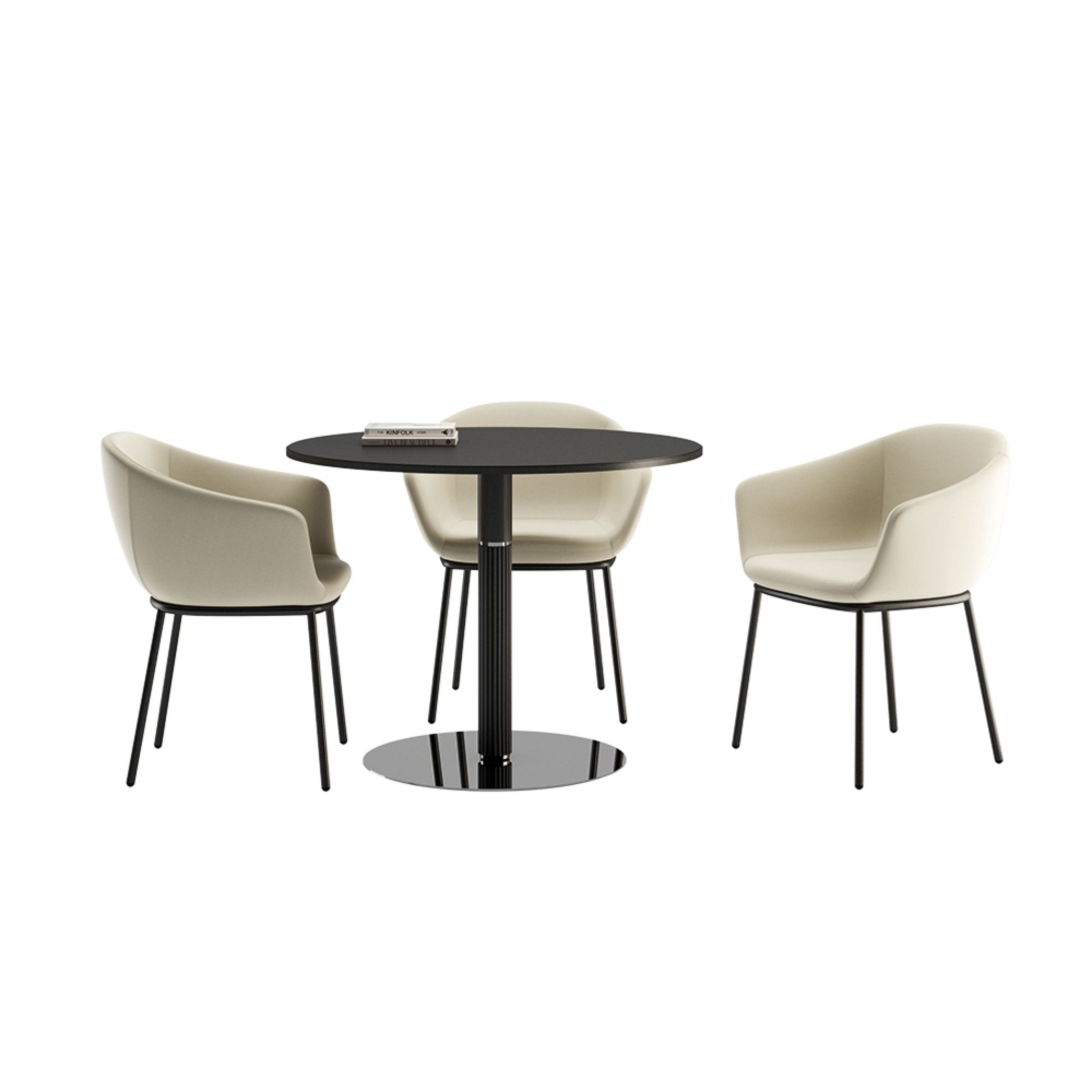 BBB Italia Lucrezia armchair with tube frame