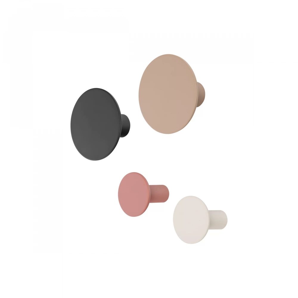 Blomus Set di 4 ganci a parete Ponto