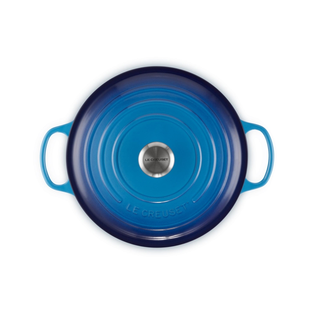 Le Creuset Casseruola Cocotte Rotonda Evolution diam. 28 cm Azure Blu