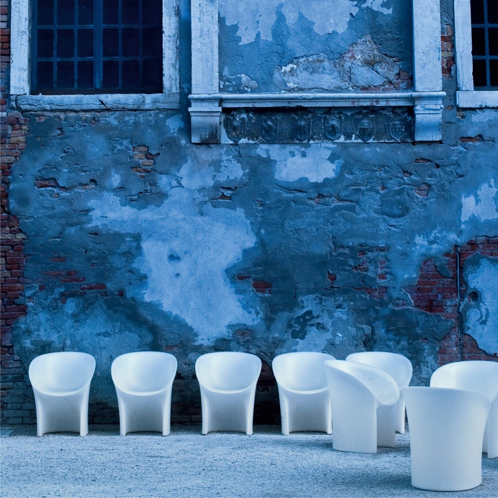 Pronta Consegna - Moroso Poltroncina Moon Bianco Traslucido