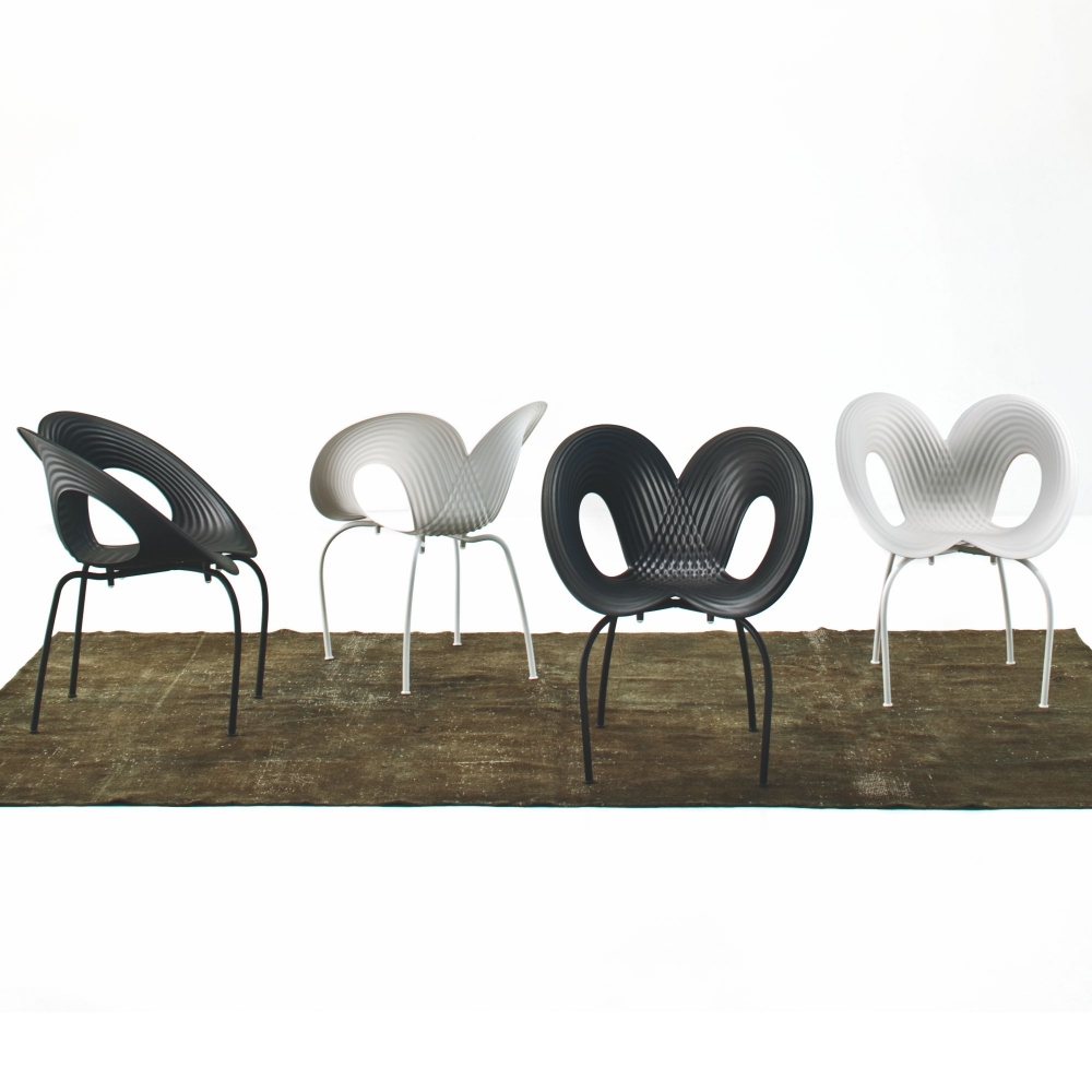 Quick Ship - Moroso Ripple Chair Black-Black