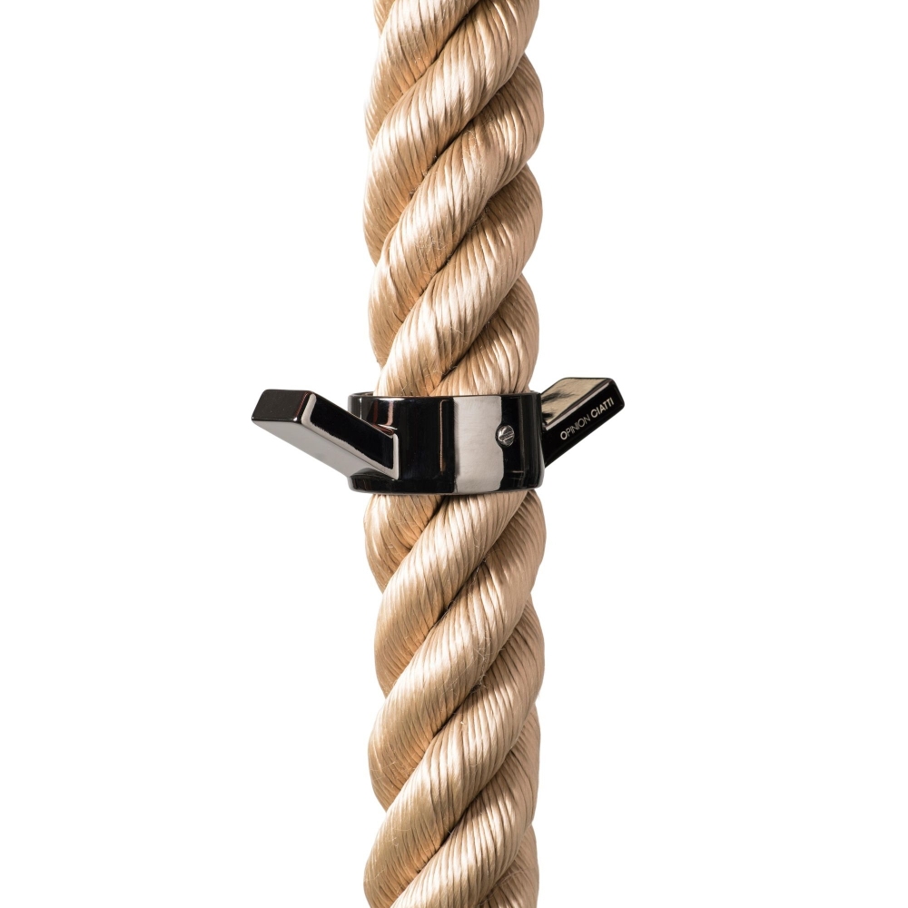 Pronta Consegna - Opinion Ciatti Appendiabiti da soffitto La Cima 3 - Sabbia/Nickel Nero