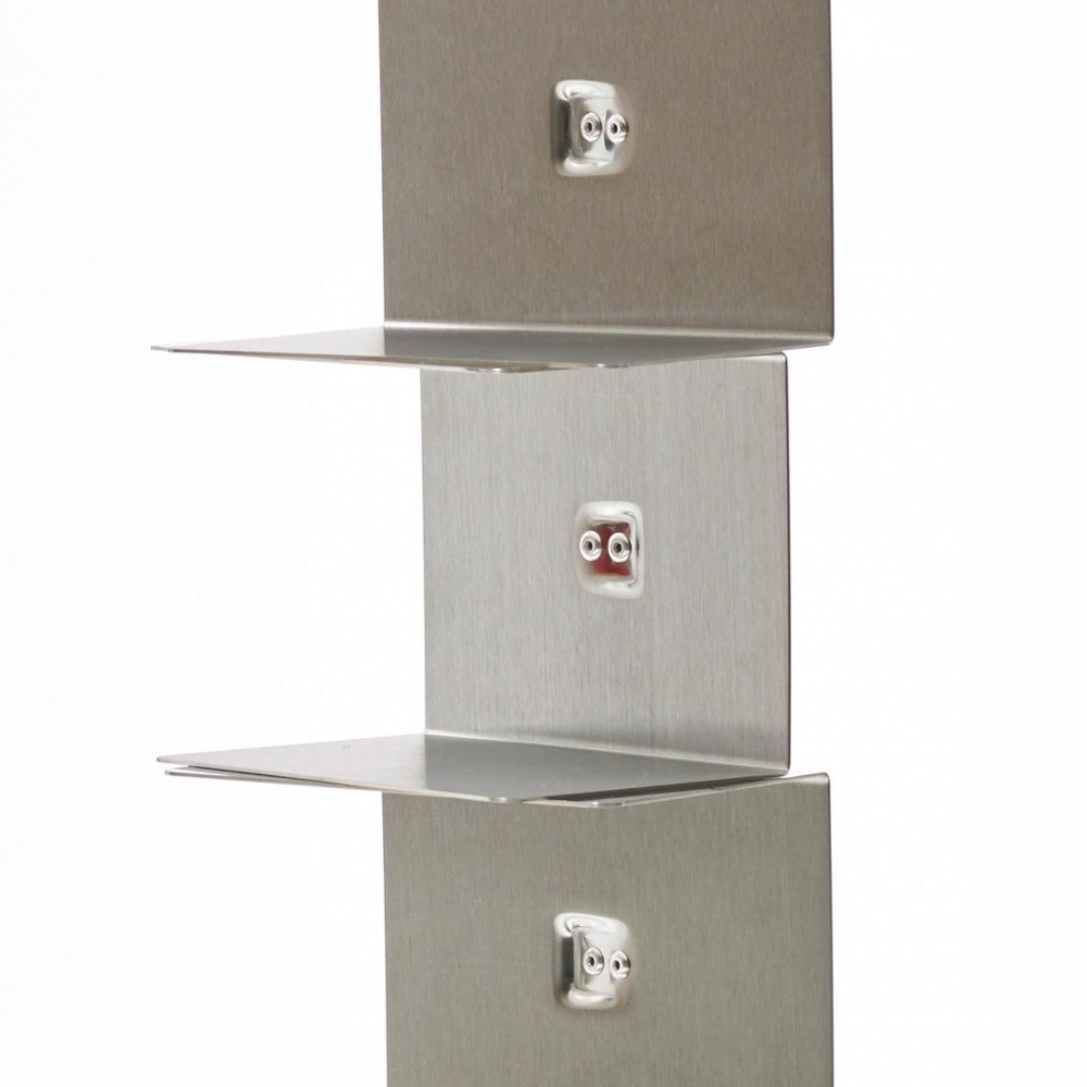 Quick Ship - Opinion Ciatti Original Ptolomeo® H 160 Bookcase Inox Steel