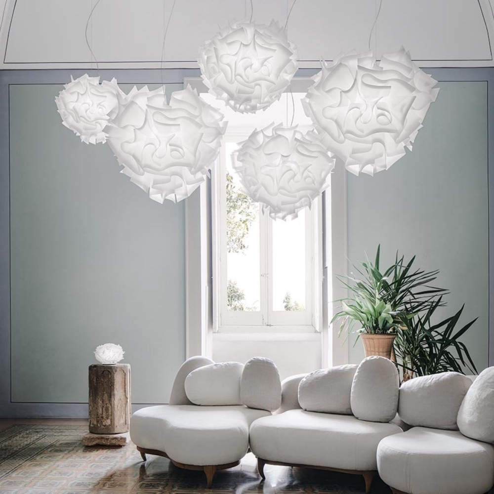 Pronta Consegna - Slamp Lampada a sospensione Veli Large Couture - Cavo Trasparente