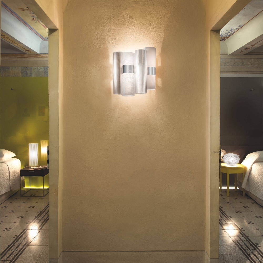 Quick Ship - Slamp La Lollo Applique Wall Lamp White