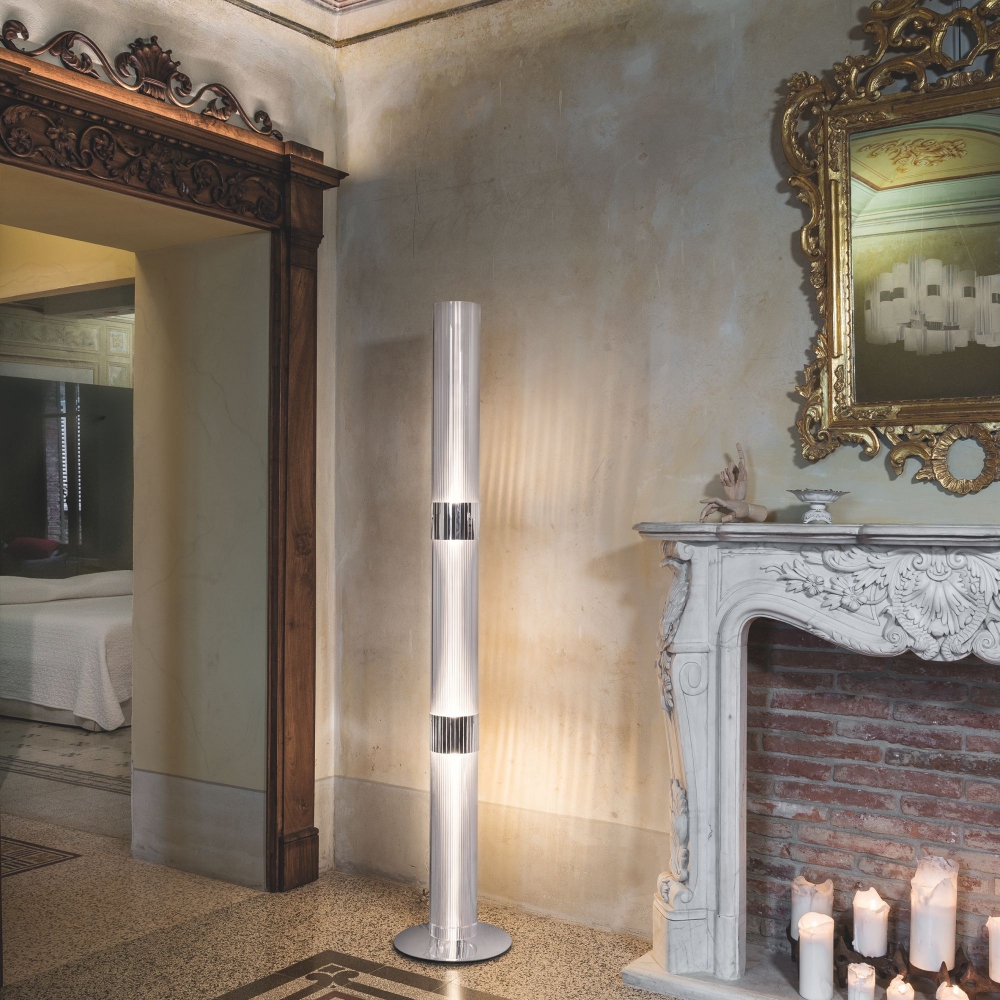 Pronta Consegna - Slamp Lampada da terra La Lollo Prisma/Silver