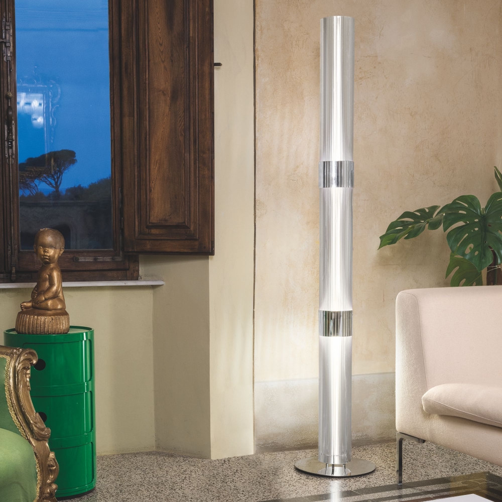 Pronta Consegna - Slamp Lampada da terra La Lollo Prisma/Silver