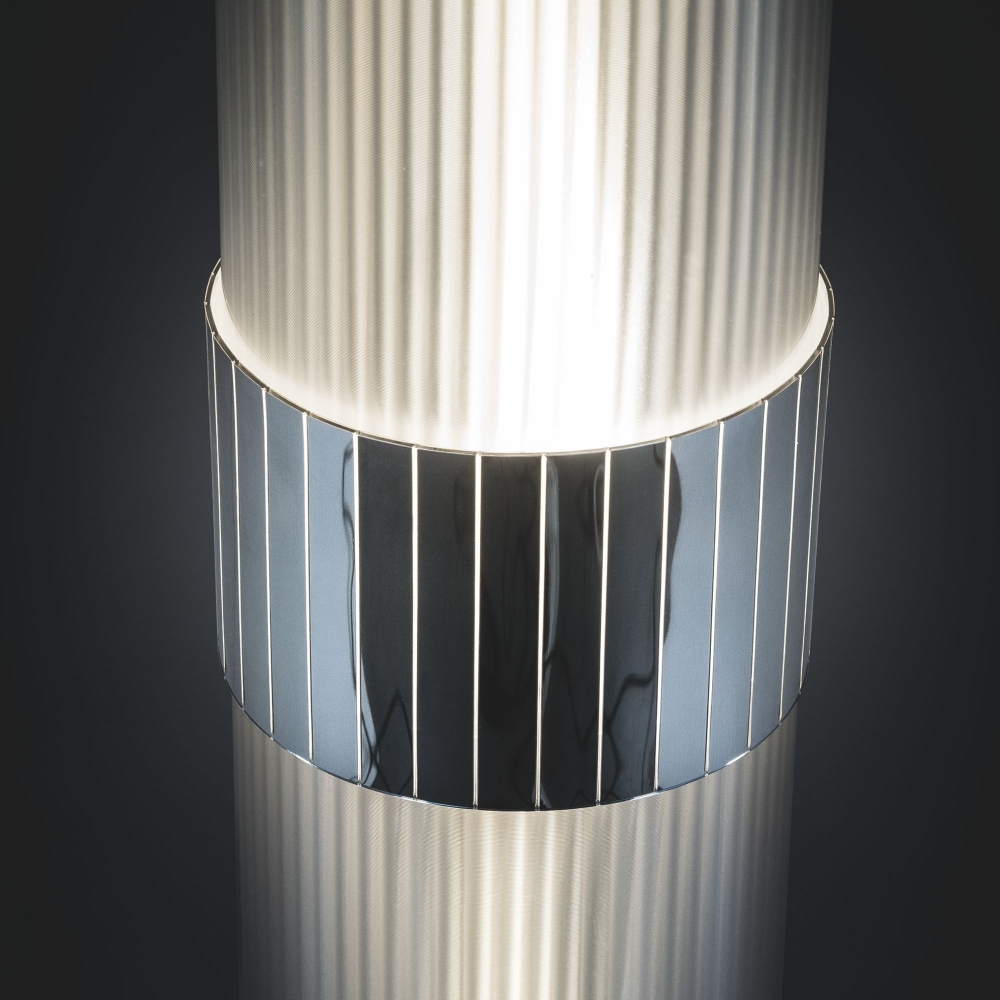 Pronta Consegna - Slamp Lampada da terra La Lollo Prisma/Silver