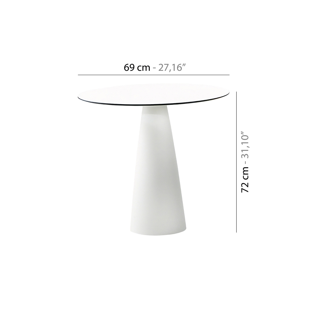 Quick Ship - Slide Hoplà Table Sweet Fuchsia