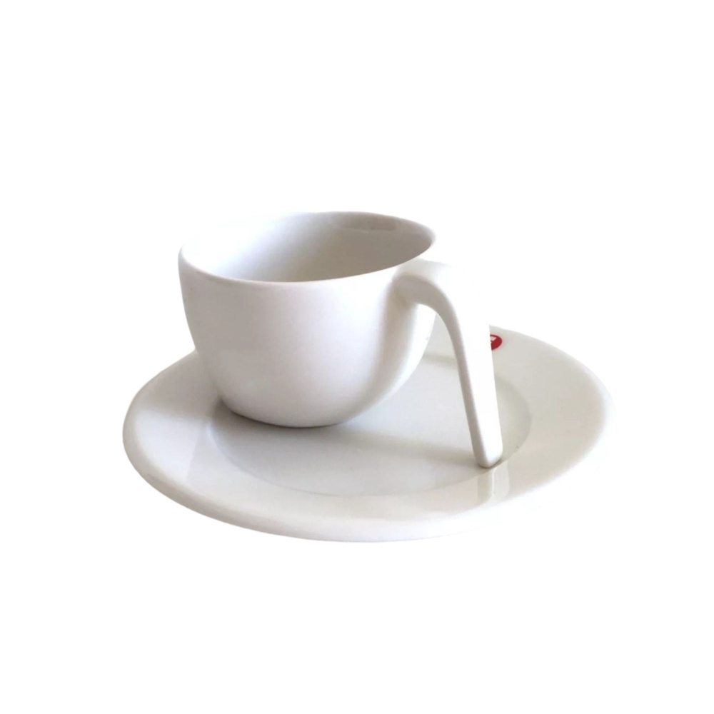 Iittala Ego long coffee cup with saucer 21 cl