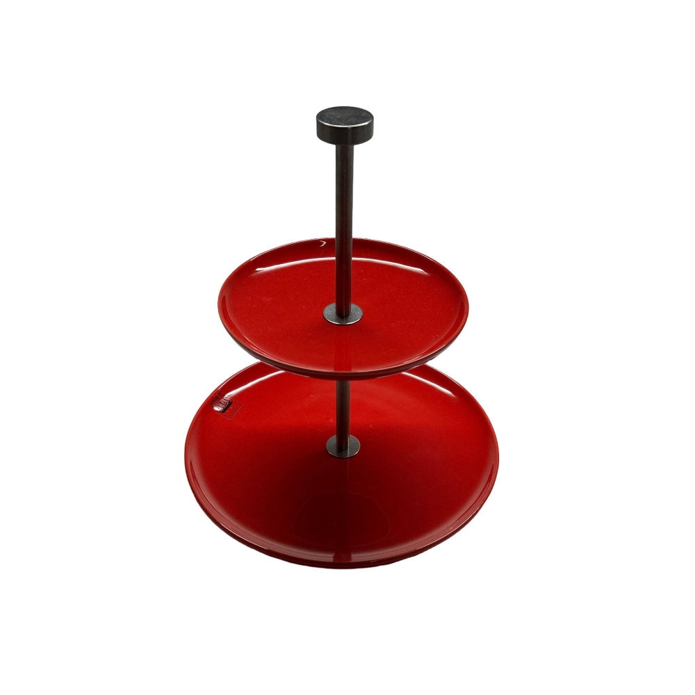 Asa Selection Tier Red Cake Stand.