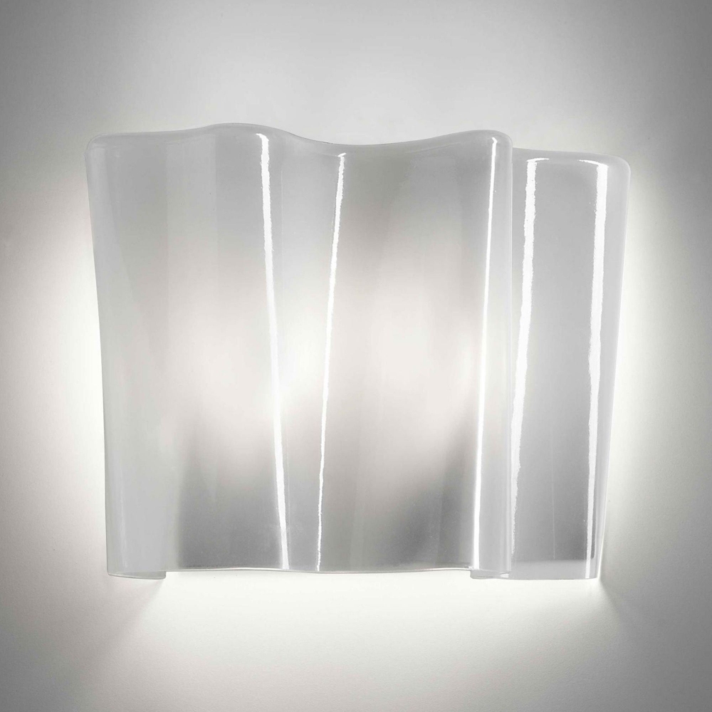Quick Ship - Artemide Logico Wall Lamp Silk Diffuser