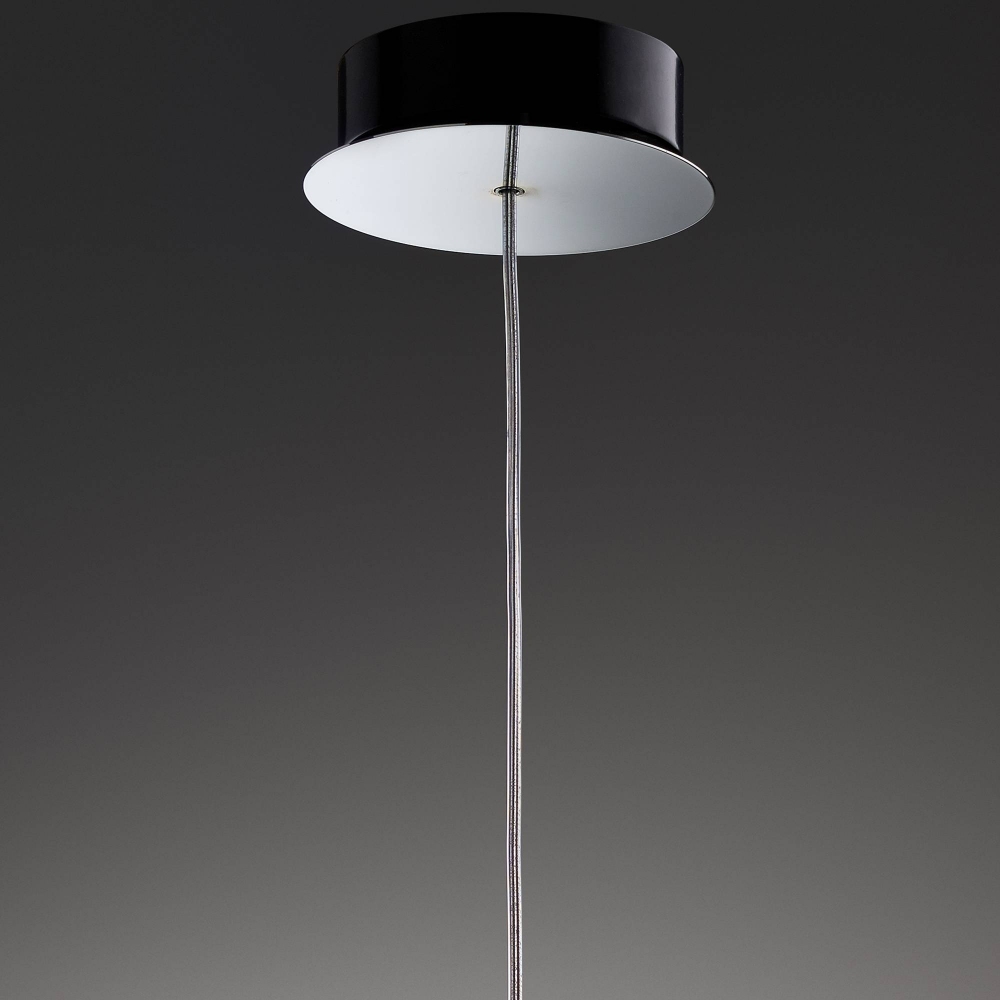 Quick Ship - Axolight Spillray suspension lamp with wall recess diam. 8 cm Crystal