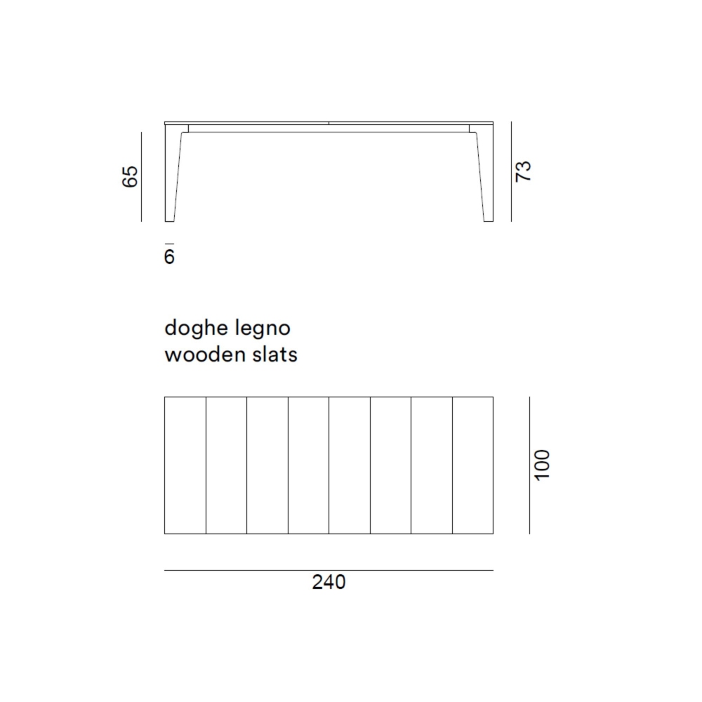 Gervasoni InOut 143 Outdoor Table
