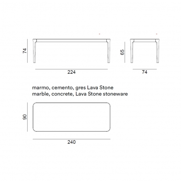 Gevasoni Mediterraneo 33 Outdoor Table